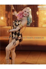 01FB-小丑女 （黑金表演服）Harley Quinn DC漫畫 自殺突擊隊 蝙蝠俠