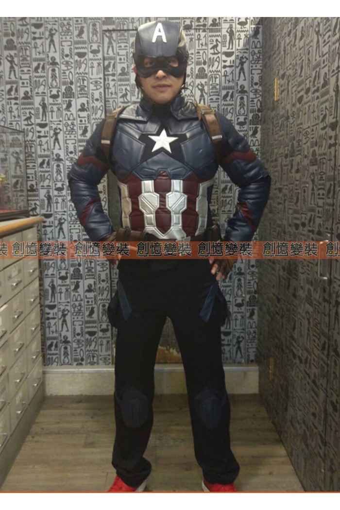01CAF-美國隊長（內戰版）Captain America 漫威 復仇者聯盟 