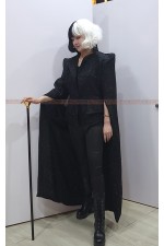 04DGB - 庫伊拉 黑色毛呢外套B   時尚惡女 Cruella  