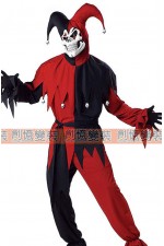 15AA-紅黑骷髏小丑