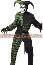 15AB-綠黑骷髏小丑