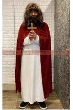 17BA-耶穌紅披風