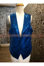 21CE-細亮片背心（藍）