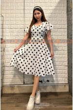 22CJA- 復古洋裝D(白)