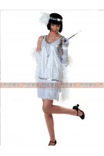 23AG-20年代銀亮片流蘇