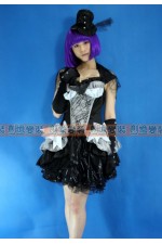 23CC-黑小帽銀黑復古裝