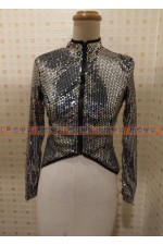 24CH-銀亮片外套