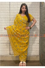 24EEA- 印度服裙裝C (黃)