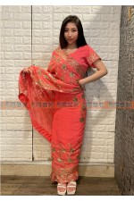 24EEC- 印度服裙裝C (粉)