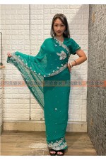 24EFA-印度服裙裝D (綠) 