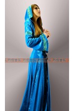 25DB-連帽藍色長袍女祭司