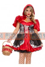 26AE-灰蕾絲小紅帽（B版）