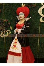 27DBA-長版紅心皇后（金色花）愛麗絲夢游仙境