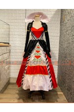 27DBB-長版紅心皇后（綠色花）愛麗絲夢游仙境