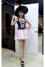 28AB-粉紅黑女巫