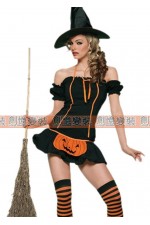 28CG-露肩南瓜裙裝