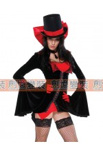 28DE-短版紅黑女巫