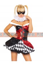 29CD-紅黑方格女小丑
