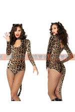 29DH-性感露背豹紋裝