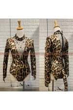 29DJ-長袖豹紋裝