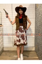 32BE-乳牛裙牛仔