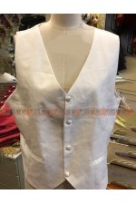 32DBA-白色西裝背心A