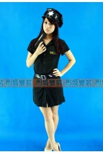 35CB-黑連身女警