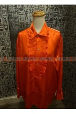 OA011C- 花領襯衫(紅)