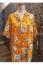 OA014A- 花襯衫(黃)