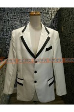 OA103B-白西裝（黑邊）
