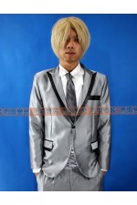 OA111E-銀西裝（黑邊領）