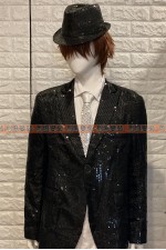 OA112A-亮片外套A（黑）