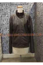 OA113B-皮外套（咖啡）