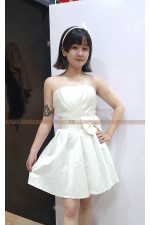 OA207-白緞面小禮服