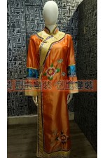 OB002DA- 清朝格格裝B (橘) 中國風