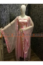 OB004BA- 粉花唐裝A 中國風