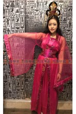 OB004CB- 桃花唐裝B　中國風