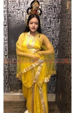 OB005C- 黃紋唐裝　中國風