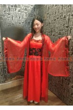 OB005A- 紅紋唐裝　中國風