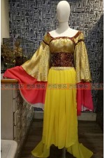 OB013B-金黃女唐裝（中國風）