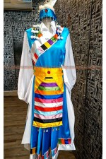 OB018A- 民族服A(藍) 藏族服裝