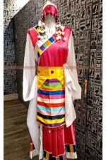 OB018B- 民族服B(粉) 藏族服裝 