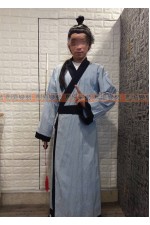 OB101B-  淺藍大俠 中國風 俠客 