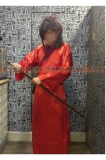 OB101E-  紅底紫邊大俠 中國風 俠客