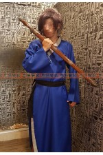 OB101H-  籃底灰邊大俠 中國風 俠客