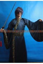 OB101I- 深藍花邊大俠 中國風 俠客