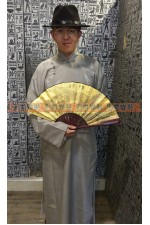 OB106E-  長袍(銀) 中國風