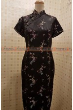 OC103B- 長旗袍C (黑)