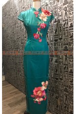 OC108D- 長旗袍H (綠)