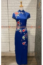 OC110B- 長旗袍J (藍)